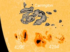 O pată solară monstruoasă, de mărimea celei care a provocat Evenimentul Carrington, este țintită spre Pământ – Dar nu intrați în panică O pată solară monstruoasă, de mărimea celei care a provocat Evenimentul Carrington, este țintită spre Pământ