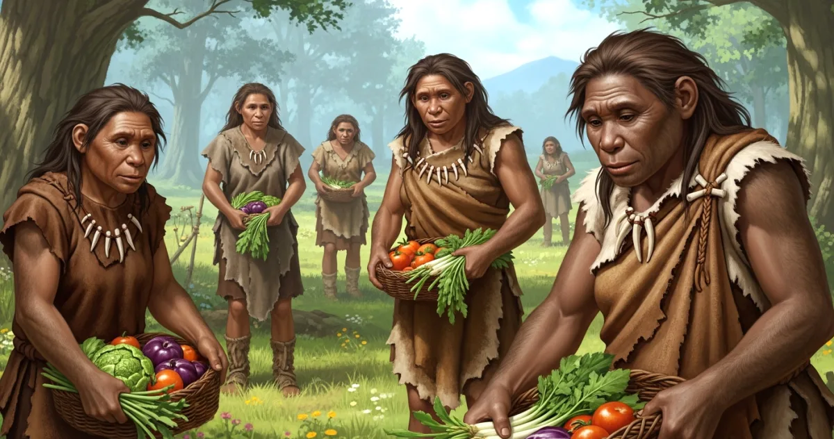 oamenii preistorici mâncau doar carne