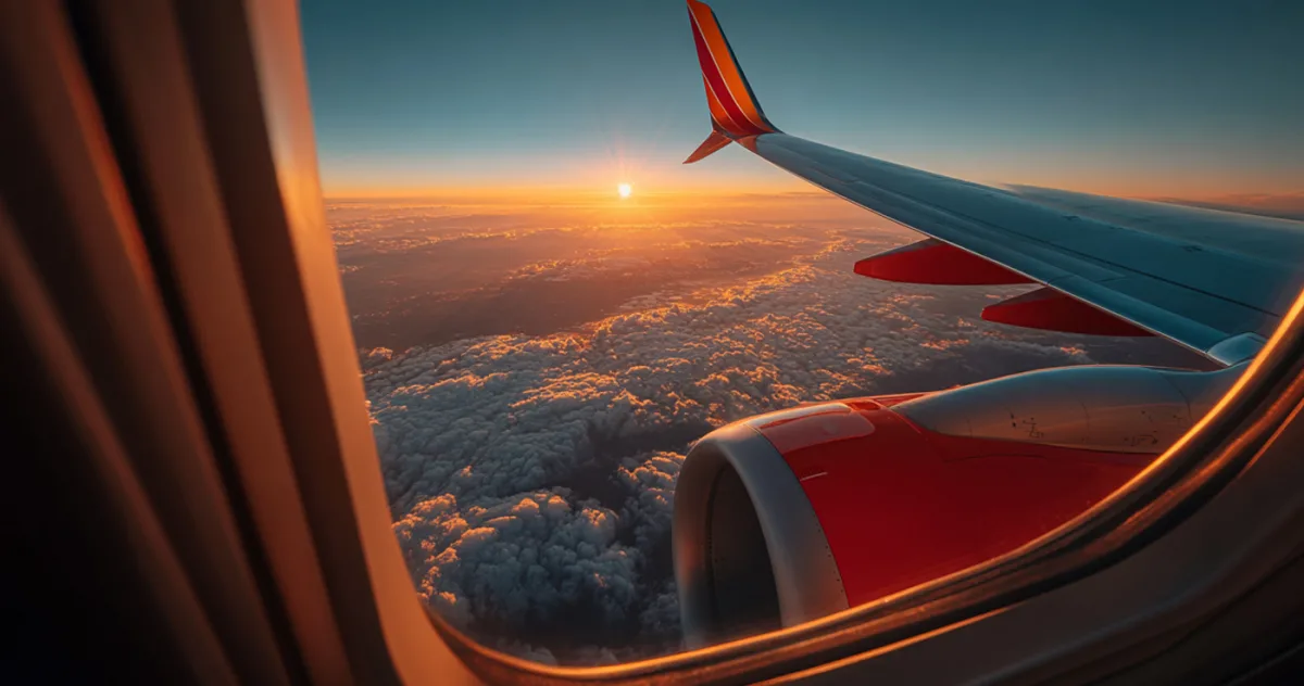 sentiment după decolarea avionului