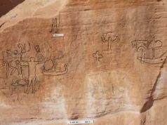 O scenă „înfricoșătoare” de acum 5.000 de ani: artă rupestră nou descoperită dezvăluie cucerirea brutală a Sinaiului de către Egiptul Antic artă rupestră nou descoperită dezvăluie cucerirea brutală a Sinaiului de către Egiptul Antic