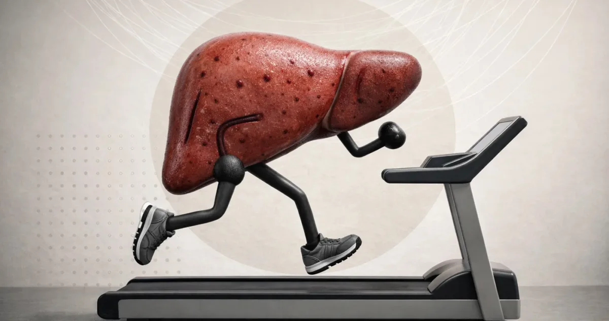 Exercițiile fizice declanșează o enzimă în ficat