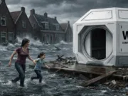 capsula de supravietuire LifePod pe plaja