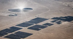 China a acoperit un deșert uriaș cu panouri solare