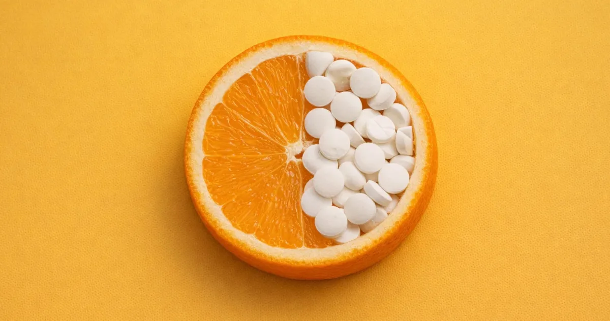 vitamina c portocala