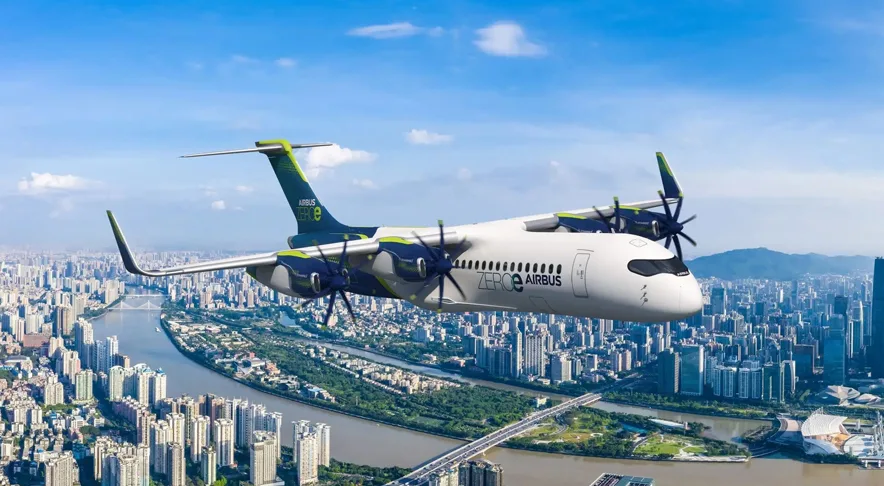 avion airbus hidrogen