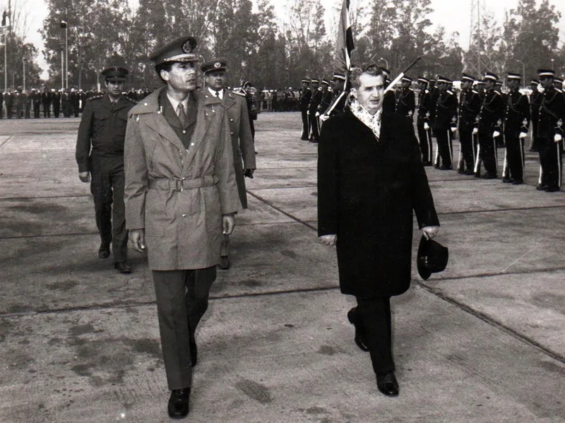 alianța Ceaușescu Gaddafi