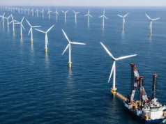 Cel mai mare parc eolian din lume a atins o etapă critică: primul cablu a ajuns pe uscat cel mai mare parc eolian offshore