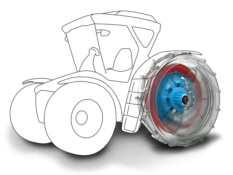 tractor hidrogen roți