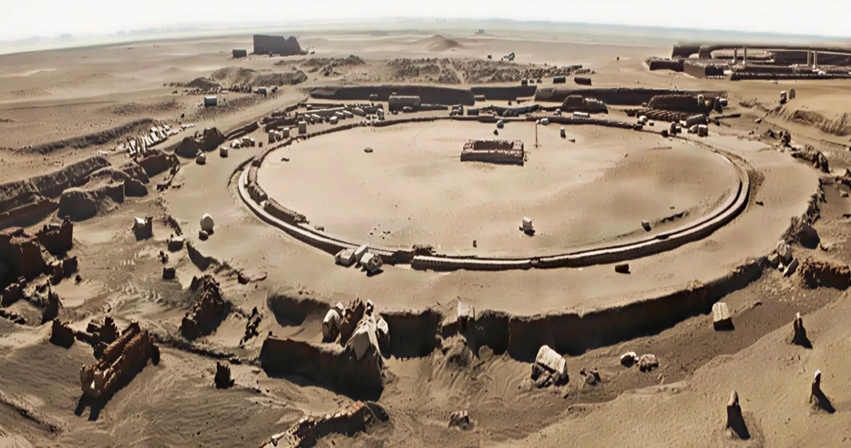 templu circular Egipt