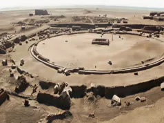 Arheologii au descoperit în Egipt un templu circular impresionant, dotat cu un sistem de apă conectat direct la Nil templu circular Egipt