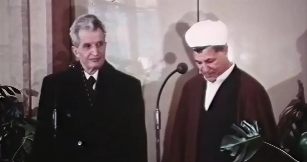 vizita lui Ceaușescu în Iran