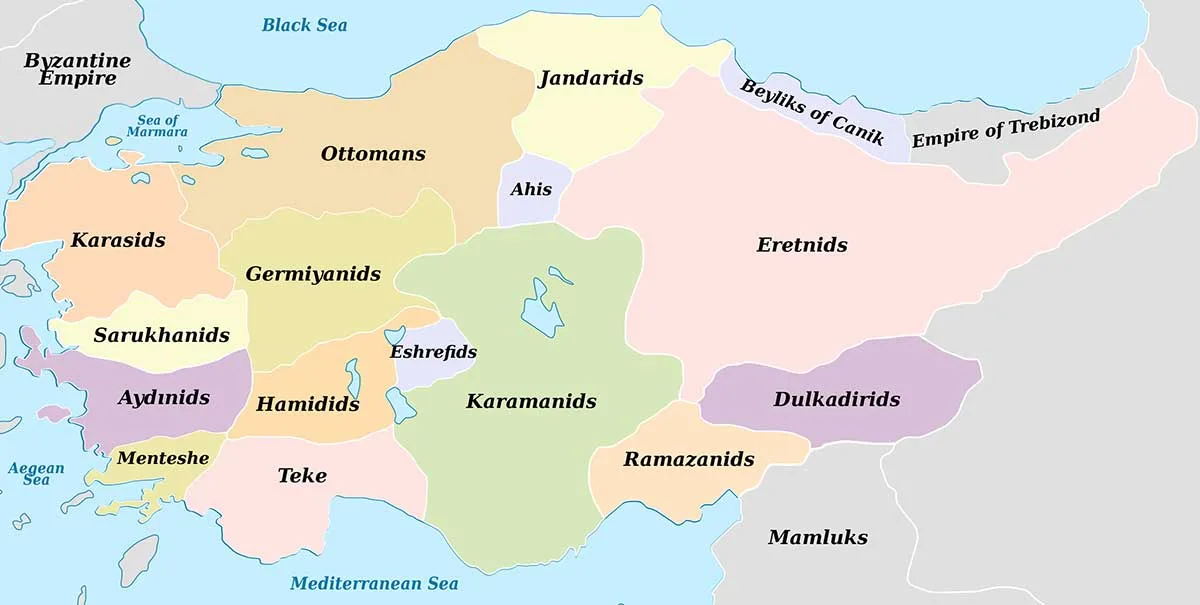 Beylikurile din secolul al XIV-lea
