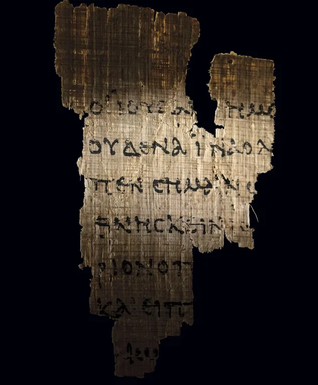 Datând încă din secolul al II-lea d.Hr., acest fragment de papirus se numără printre cele mai vechi texte cunoscute care s-au păstrat din Noul Testament