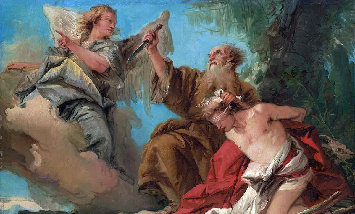 „Jertfa lui Isaac”, de Giovanni Domenico Tiepolo