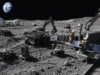 Praful lunar ar putea fi un material de construcție eficient pe Lună, arată un test efectuat pe Staţia Spaţială Internaţională construcții pe Lună