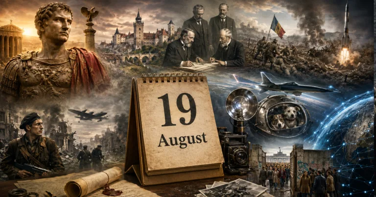 19 August în Istorie: de la Roma antică la prăbușirea Cortinei de Fier