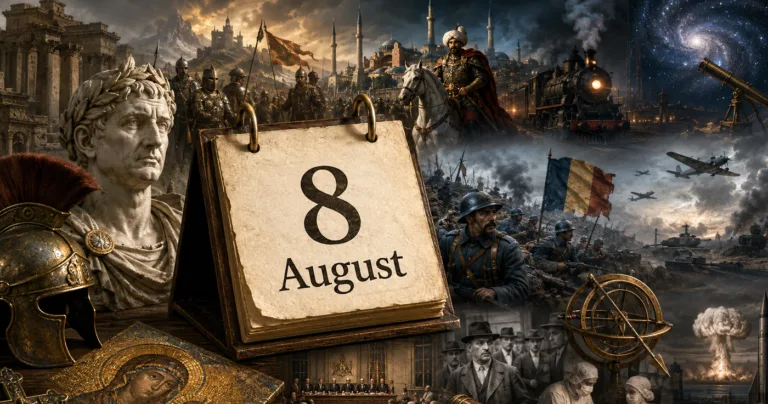 8 August în Istorie: de la împăratul Traian la marile crize ale lumii moderne