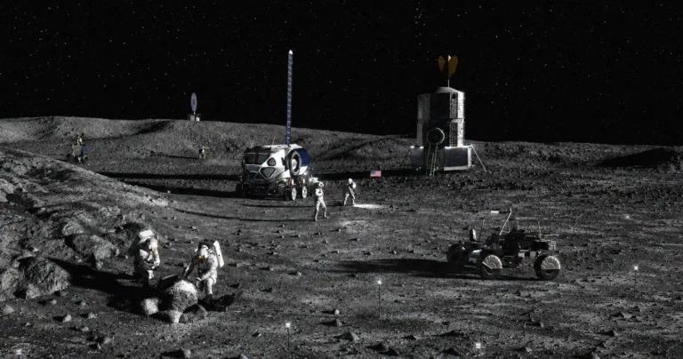 microbi la Polul Sud lunar