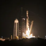 racheta spacex lună
