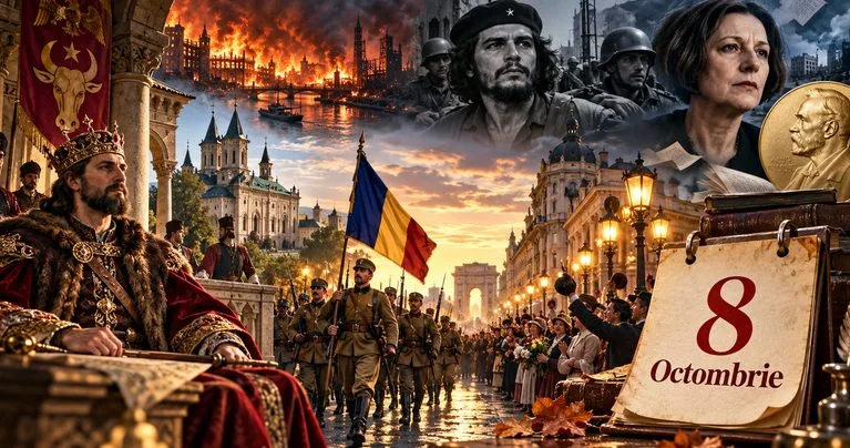 8 Octombrie în Istorie: de la Curtea Domnească din Iași la capturarea lui Che Guevara